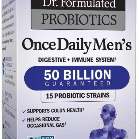 Probiotiques quotidiens pour hommes, santé digestive.
