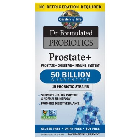 Probiotiques Prostate+ Garden of Life, 50 milliards.