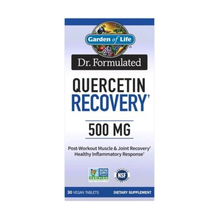 Supplément quercétine 500mg pour récupération musculaire.