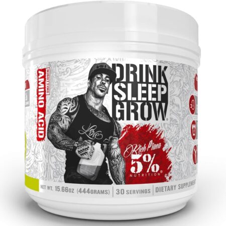 Pot de complément alimentaire protéiné pour musculation.