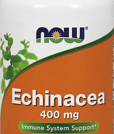 Bouteille d'Echinacea 400 mg, complément alimentaire.