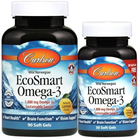 Compléments alimentaires Omega-3 EcoSmart Carlson.