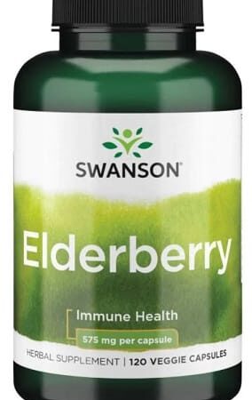 Flacon supplément santé Sureau Swanson.