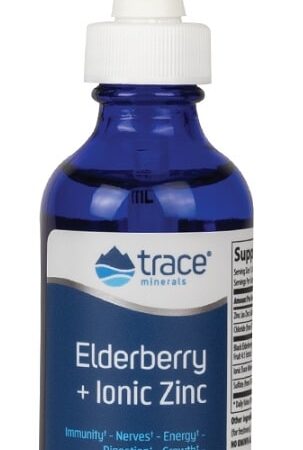 Flacon de supplément de sureau et zinc ionique.