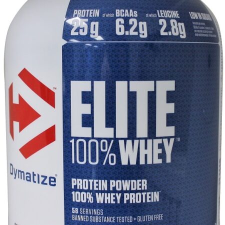 Pot de Whey Dymatize, protéine, cookies & cream.