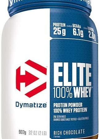Elite 100% Whey Protein, Rich Chocolate - 907 grams
