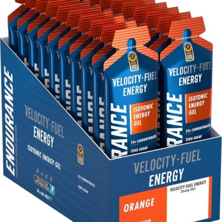 Endurance Energy Isotonic Energy Gel, Orange - 20 x 60g