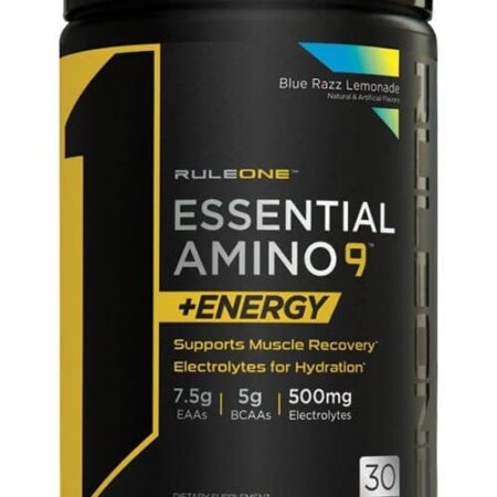 Pot de complément alimentaire RuleOne Essential Amino 9.