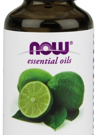 Huile essentielle de citron vert pure.