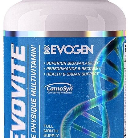 Complément alimentaire multivitamines Evogen, 60 tablettes.