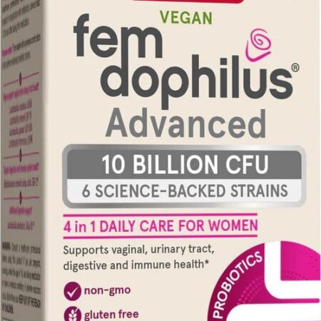 Supplément probiotique végan Femdophilus Advanced.