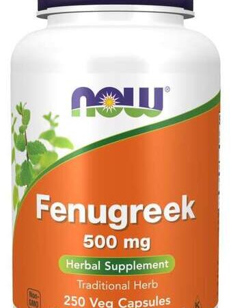 Flacon de gélules de Fenugrec 500 mg.