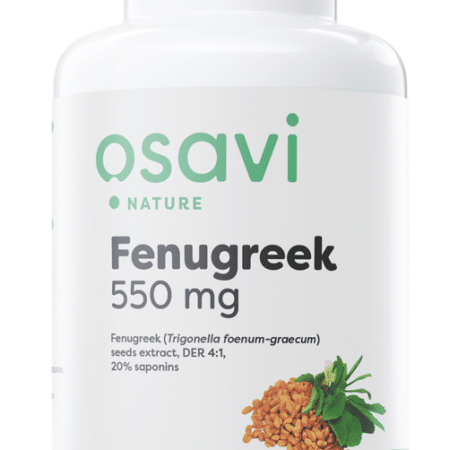 Bouteille de complément alimentaire Fenugrec Osavi 550 mg.
