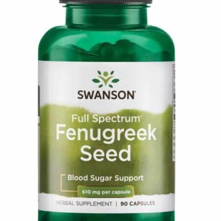 Flacon Swanson de gélules de fenugrec.