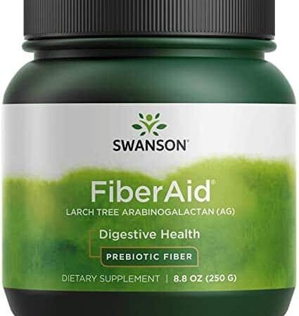 Pot de FiberAid, fibre prébiotique, complément alimentaire.