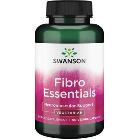 Flacon Swanson Fibro Essentials, complément végétarien.