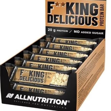 Boîte de barres protéinées sans sucre ajouté.