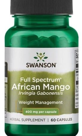 Complément minceur mangue africaine Swanson 400 mg.