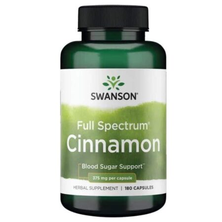Complément alimentaire cannelle Swanson - 180 gélules.