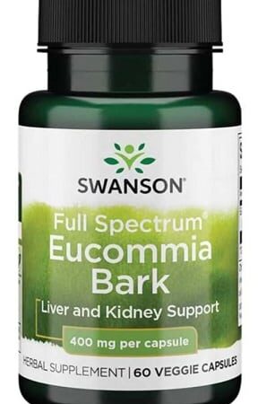 Complément alimentaire Eucommia pour foie et reins Swanson.