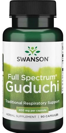Complément alimentaire Guduchi Swanson pour soutien respiratoire.
