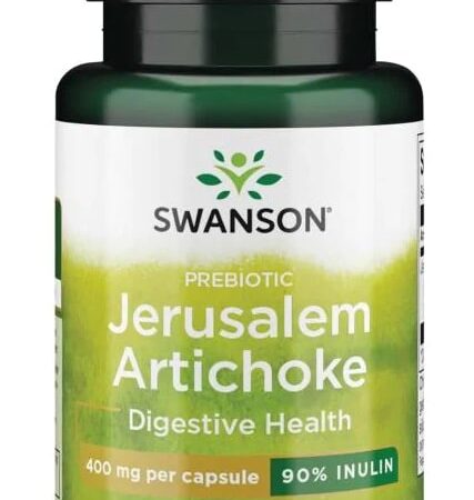Flacon Swanson prébiotique artichaut de Jérusalem.