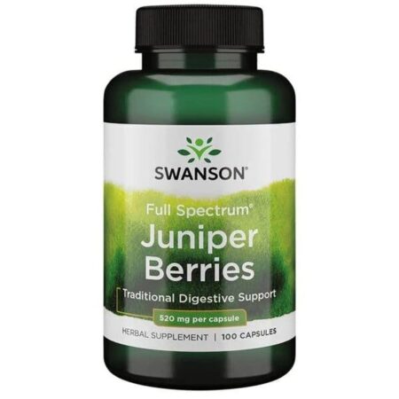 Complément alimentaire baies de genièvre, 100 capsules.