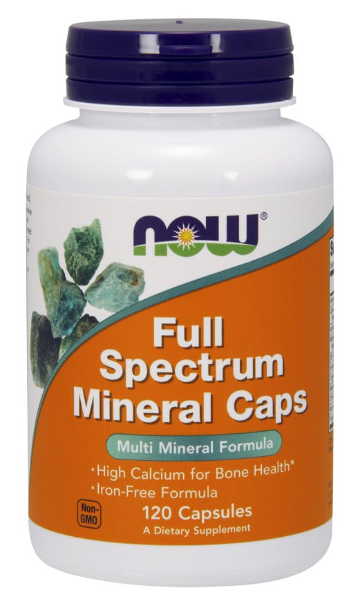 Pot de compléments minéraux, 120 capsules, santé osseuse.