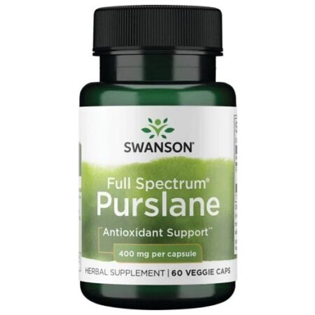 Flacon de complément alimentaire Swanson Purslane.