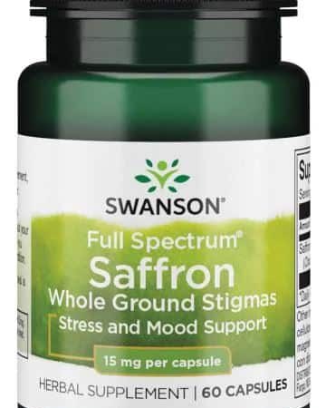Complément safran Swanson pour soutien de l'humeur.