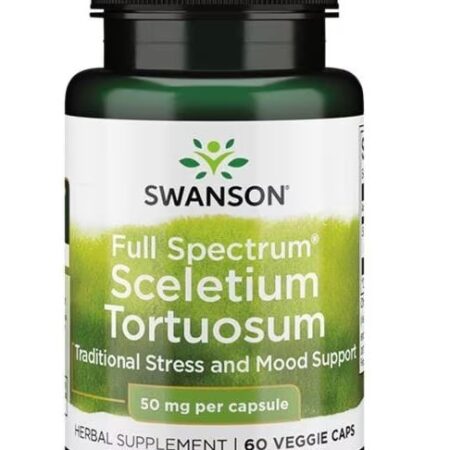 Flacon Swanson Sceletium Tortuosum, complément anti-stress.