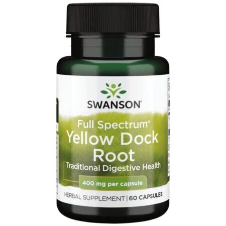 Capsules Swanson racine de rumex digestive.