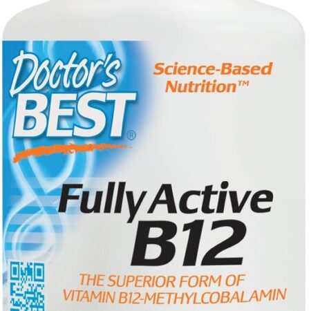 Flacon de supplément vitamine B12 Doctor's Best vegan.
