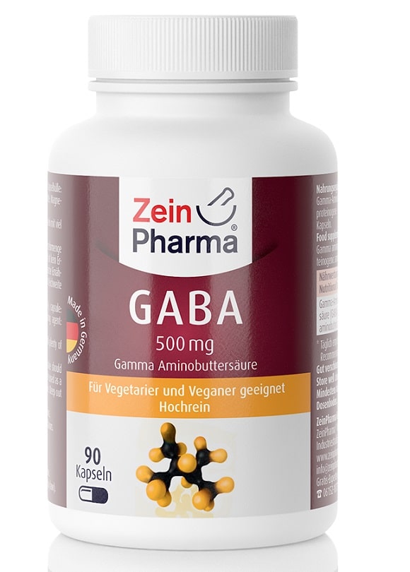 GABA, 500mg - 90 caps - Nutripharm