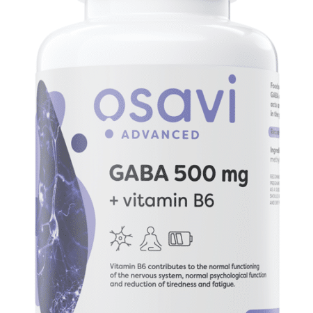 Complément alimentaire GABA et vitamine B6.