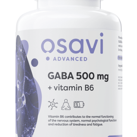 Complément alimentaire GABA et vitamine B6.