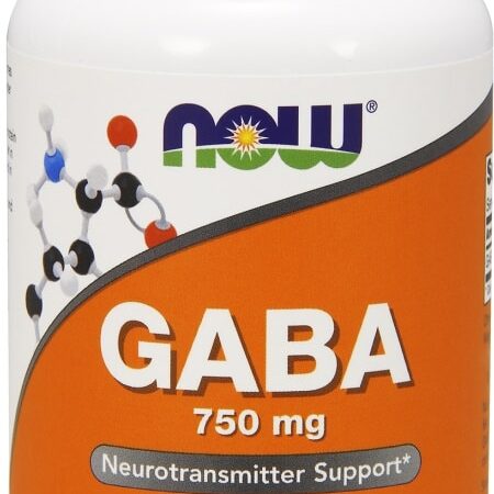 Complément alimentaire GABA 750 mg, 100 capsules végétales.