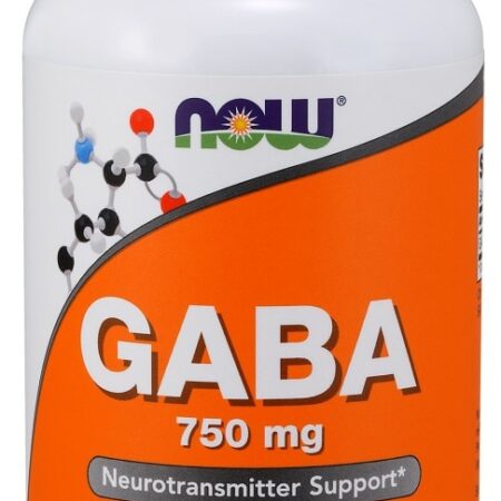 Flacon supplément GABA 750 mg, capsules végétales.