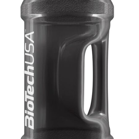 Bouteille d'eau noire BiotechUSA pour sportifs