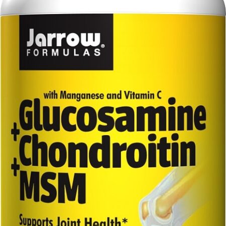 Bouteille de complément Glucosamine Chondroïtine MSM Jarrow.