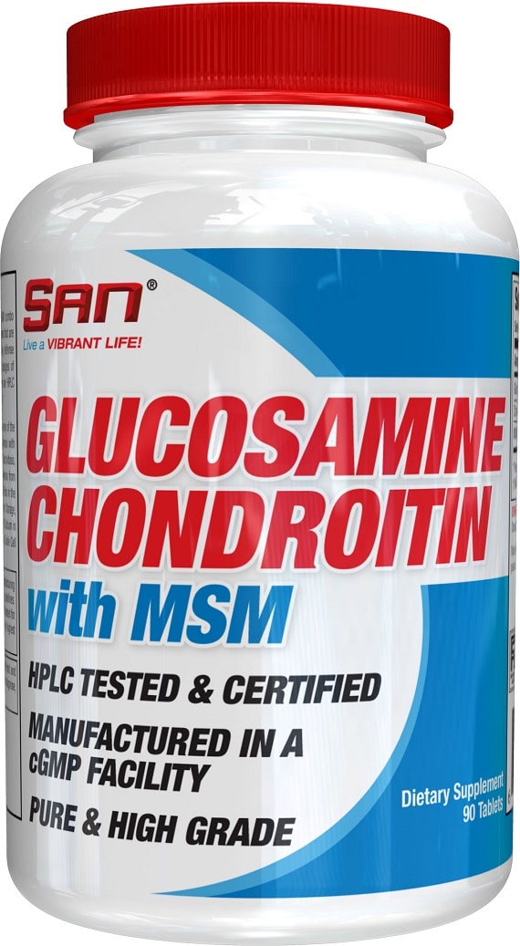 Pot de complément alimentaire Glucosamine Chondroïtine MSM.