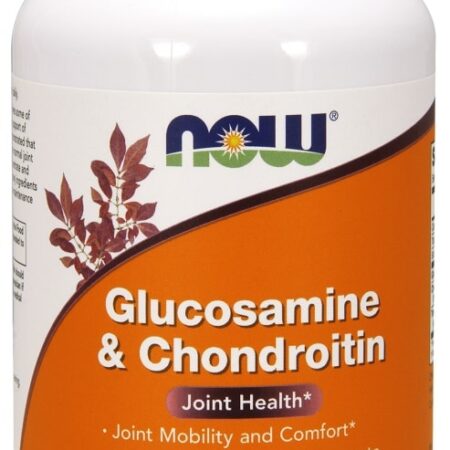 Flacon de glucosamine et chondroïtine, supplément alimentaire.