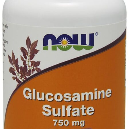 Bouteille de sulfate de glucosamine, complément alimentaire pour articulations.