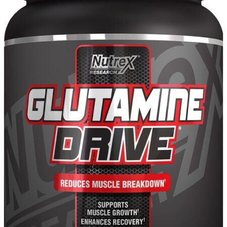 Pot de complément alimentaire Glutamine Drive.