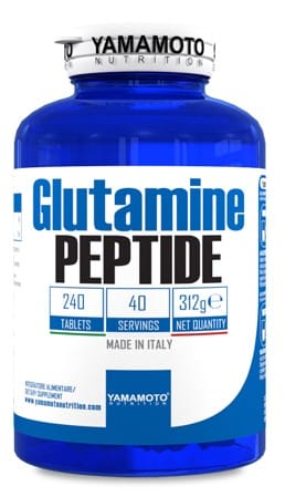 Pot de Glutamine Peptide Yamamoto Nutrition.