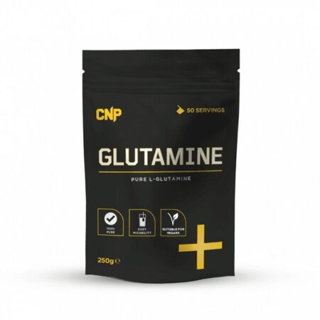 Sachet de glutamine pure pour végans, 250g.