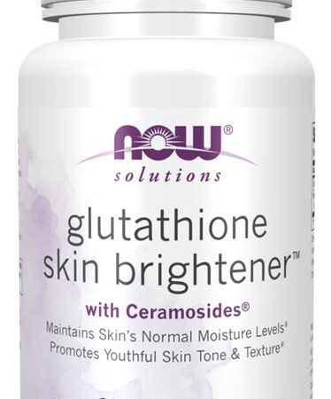 Complément éclaircissant pour la peau, glutathion, 30 capsules.