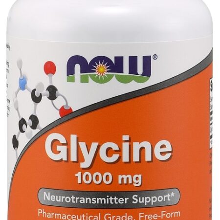 Bouteille de supplément Glycine 1000 mg.