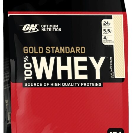 Gold Standard 100% Whey, Vanilla Ice Cream - 4540 grams