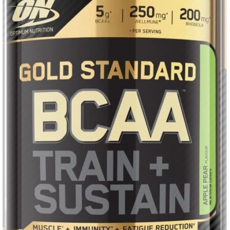 Pot de complément BCAA Gold Standard.
